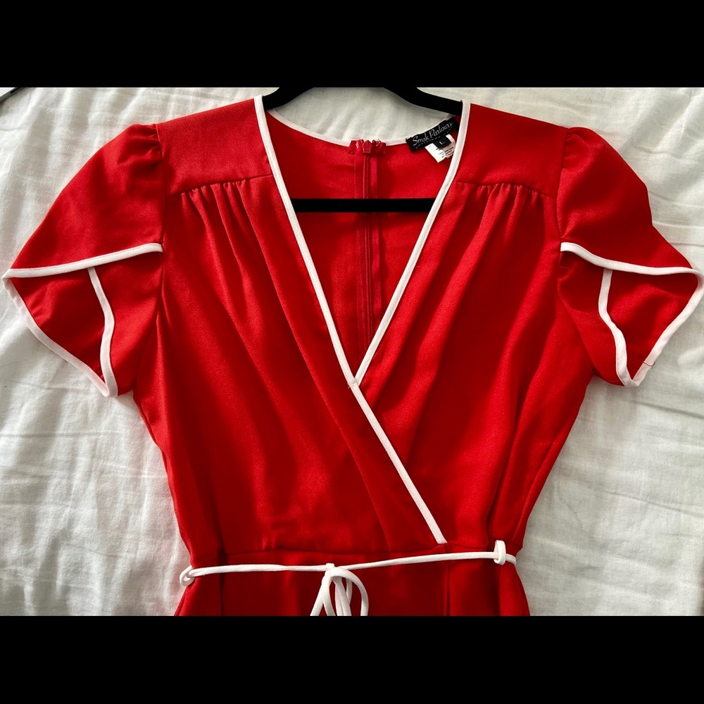 Coral/Red Boutique Dress